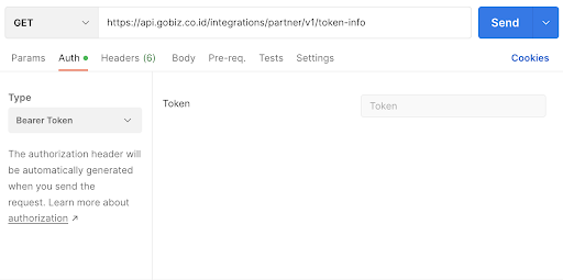 auth on get outlet info
